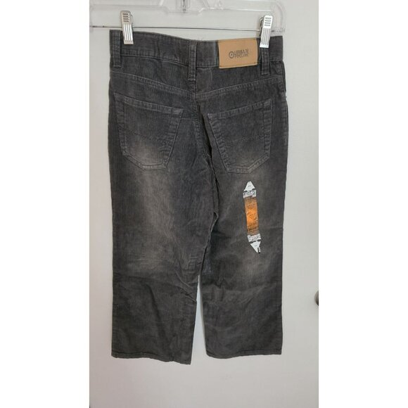 URBAN PIPELINE Corduroy Pants Adjustable Waist Grey Wash BOYS 8 Reg Boot NWT - Picture 2 of 9